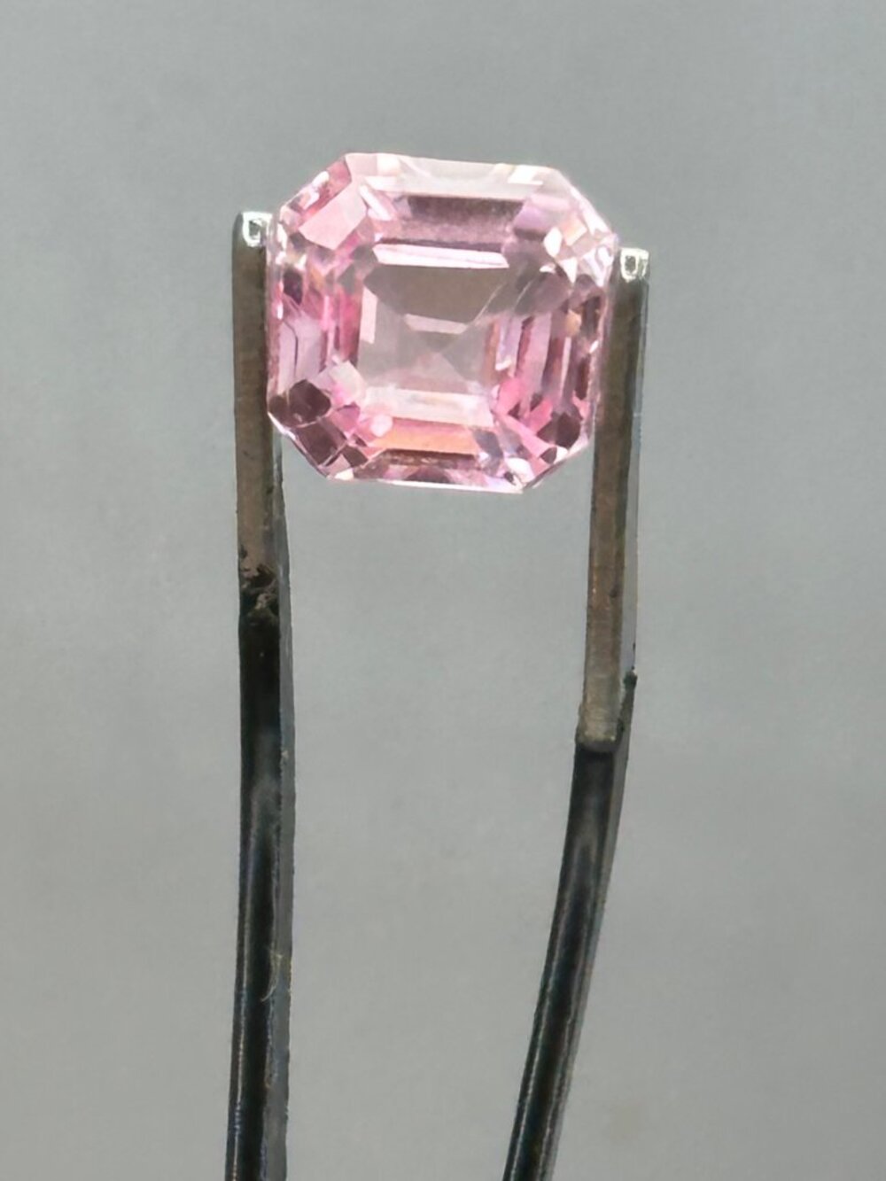 Certified Asscher Mogok Ruby